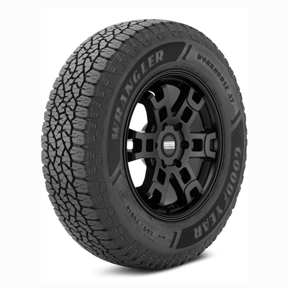 Kit x2 265/65R17 Goodyear Wrangler Workhorse 112H SL - Imagen 2